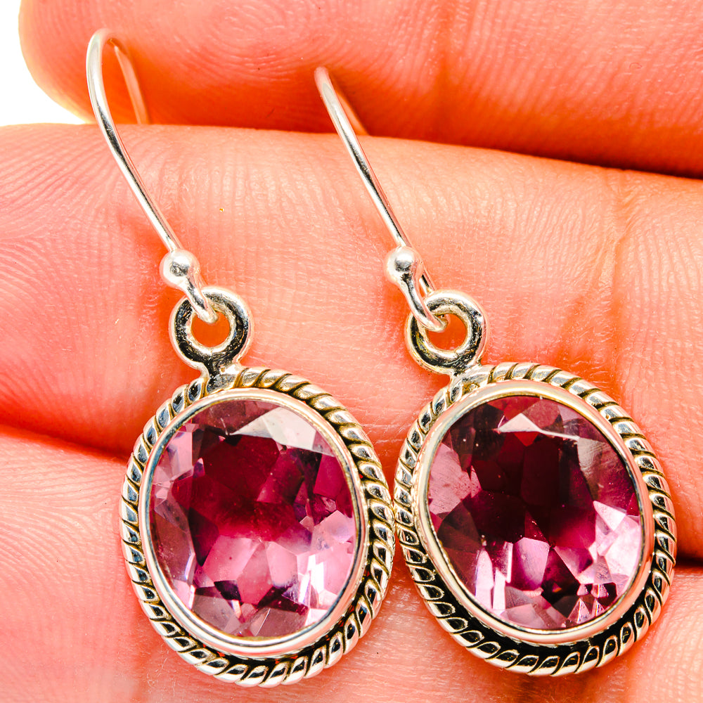 Color Change Alexandrite Earrings handcrafted by Ana Silver Co - EARR421370