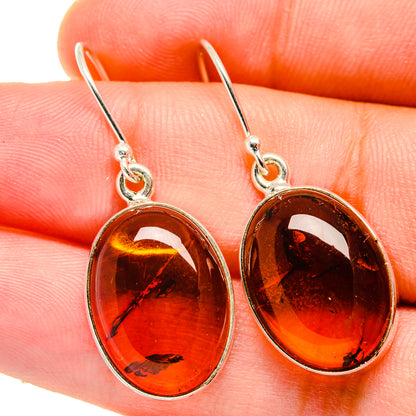 Baltic Amber Earrings handcrafted by Ana Silver Co - EARR421372