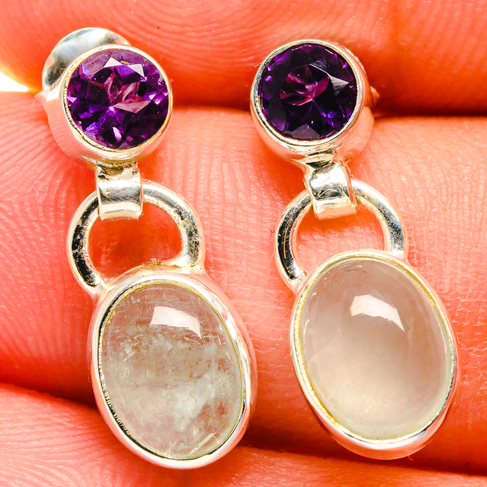 Aquamarine Earrings handcrafted by Ana Silver Co - EARR421380