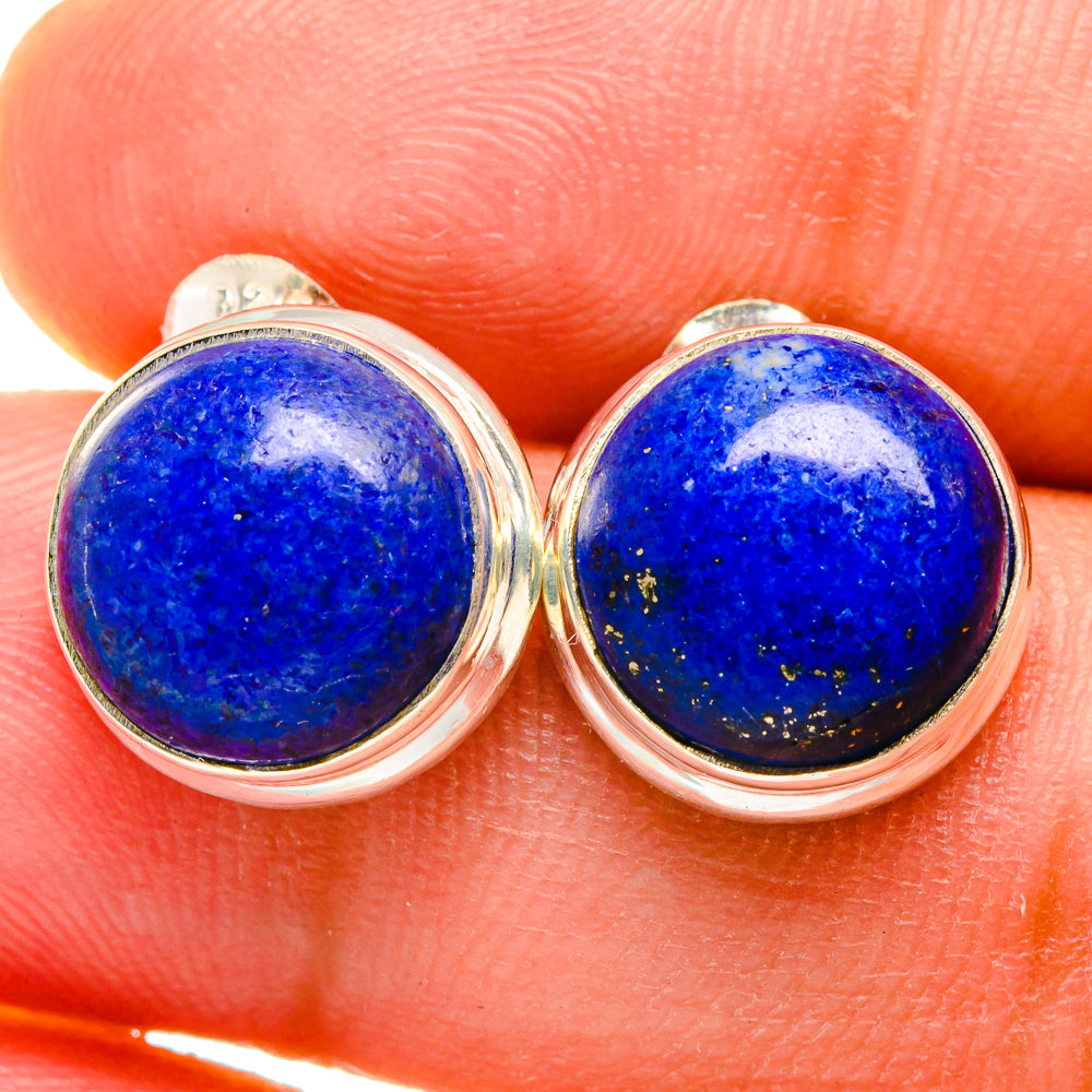 Lapis Lazuli Earrings handcrafted by Ana Silver Co - EARR421382