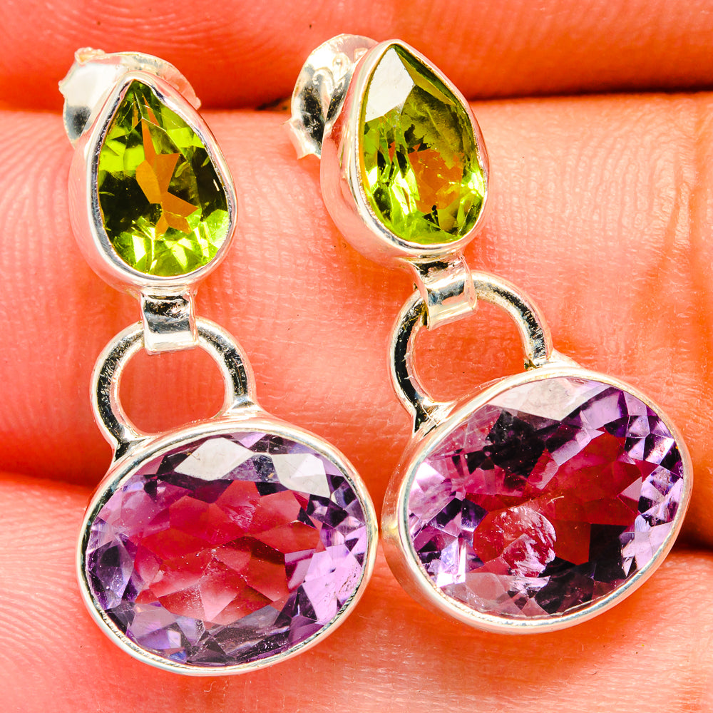 Amethyst Earrings handcrafted by Ana Silver Co - EARR421384