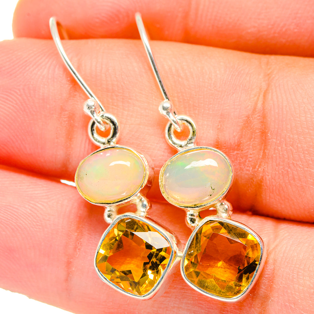 Citrine Earrings handcrafted by Ana Silver Co - EARR421391