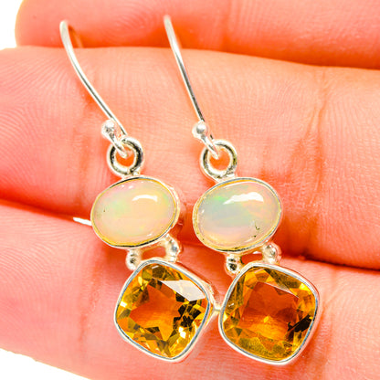 Citrine Earrings handcrafted by Ana Silver Co - EARR421391