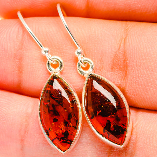 Baltic Amber Earrings handcrafted by Ana Silver Co - EARR421393