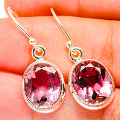 Color Change Alexandrite (Lab.) Earrings handcrafted by Ana Silver Co - EARR421397