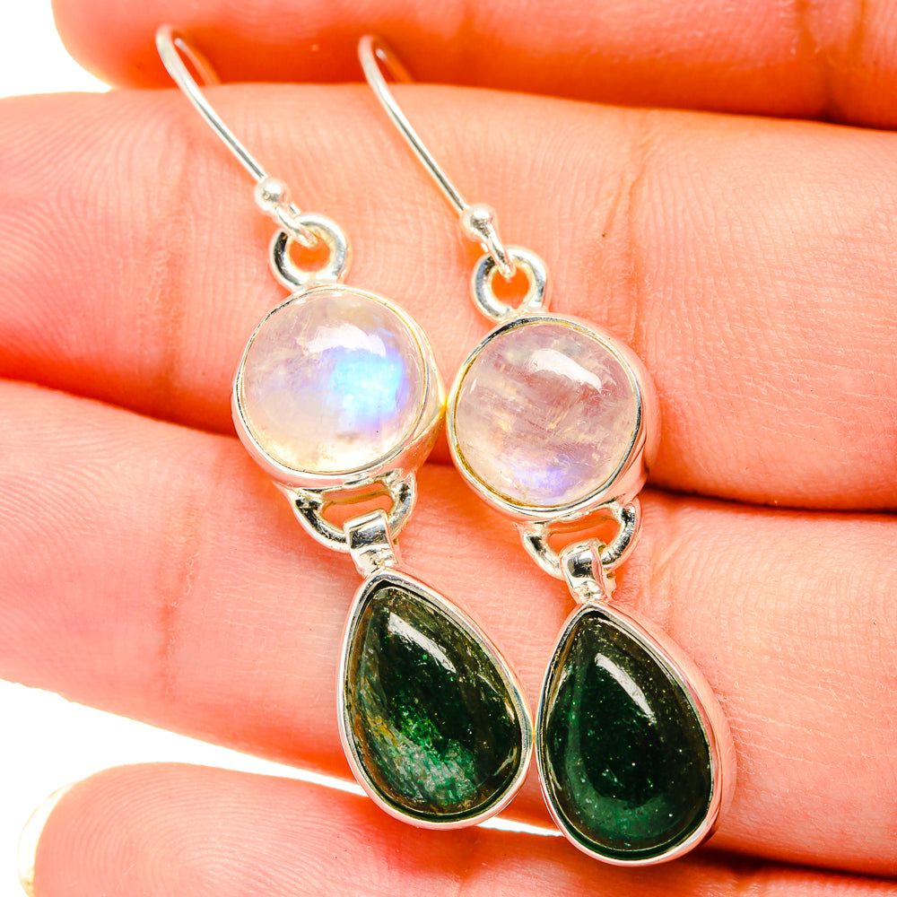 Green Aventurine Earrings handcrafted by Ana Silver Co - EARR421412