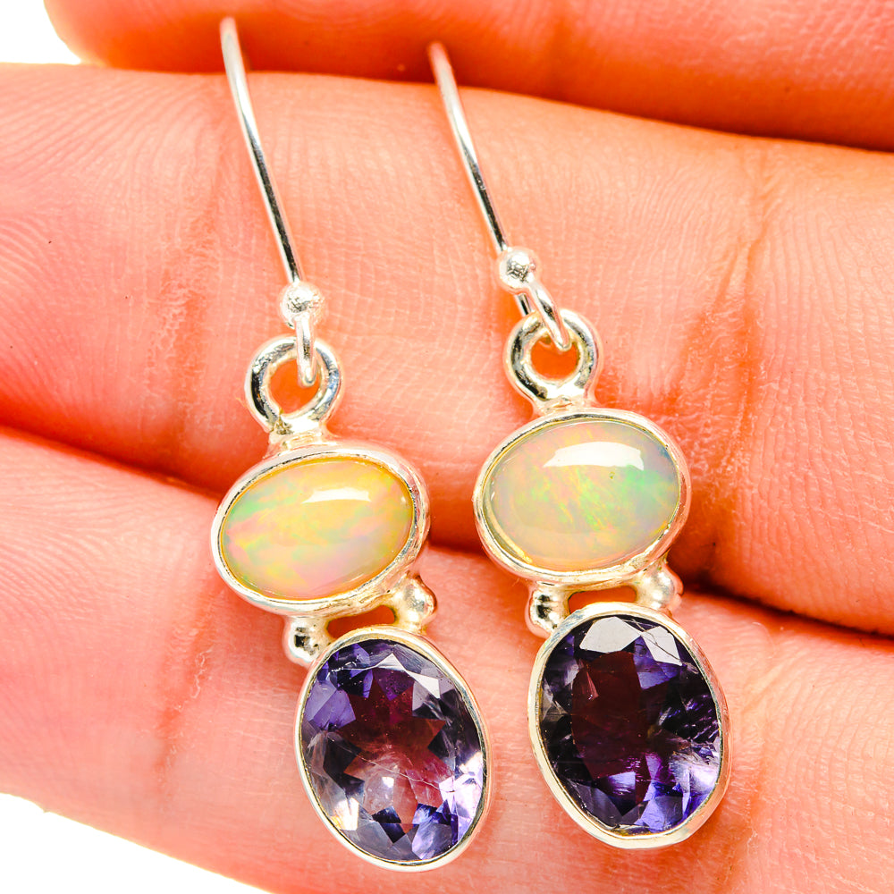 Tanzanite Earrings handcrafted by Ana Silver Co - EARR421417