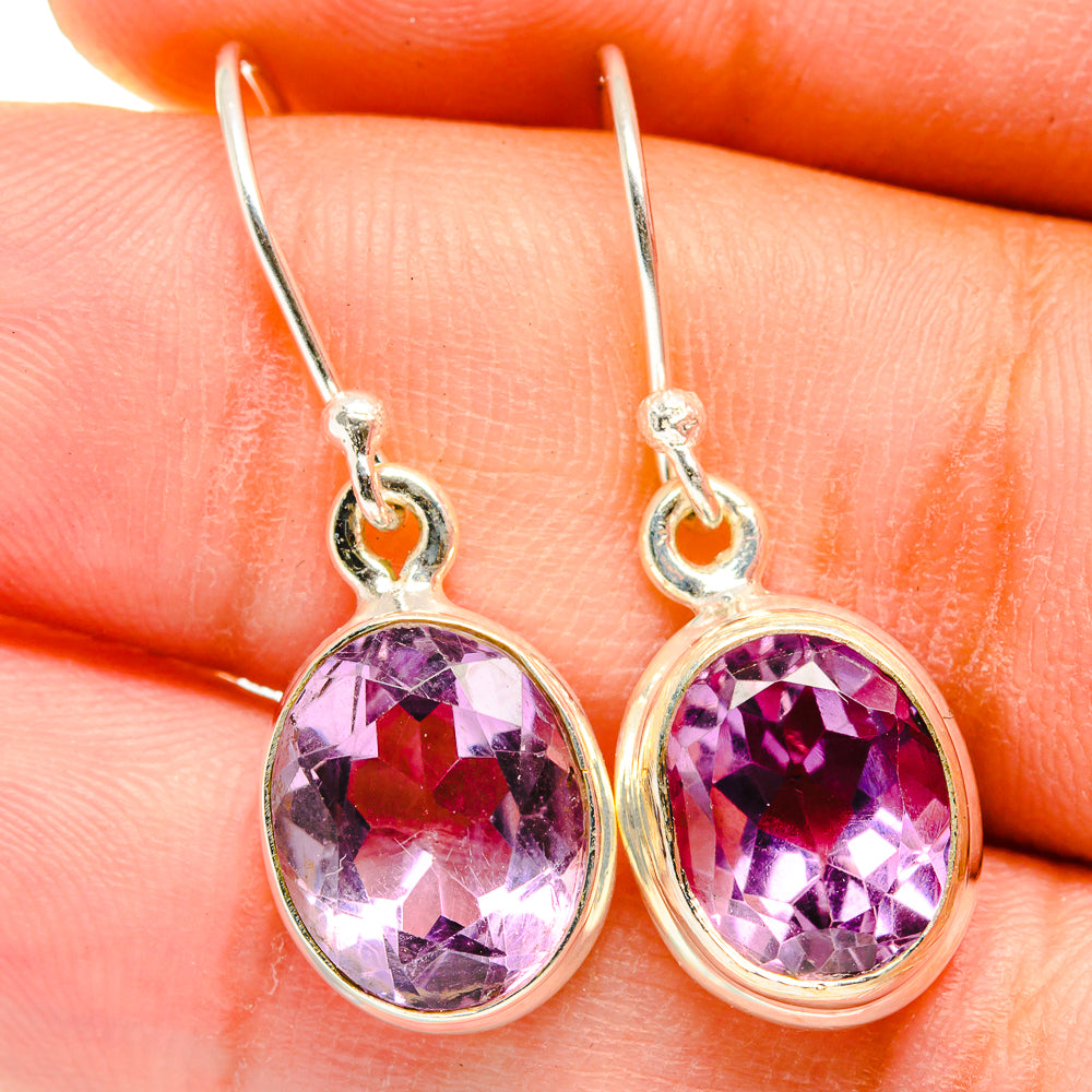 Amethyst Earrings handcrafted by Ana Silver Co - EARR421422