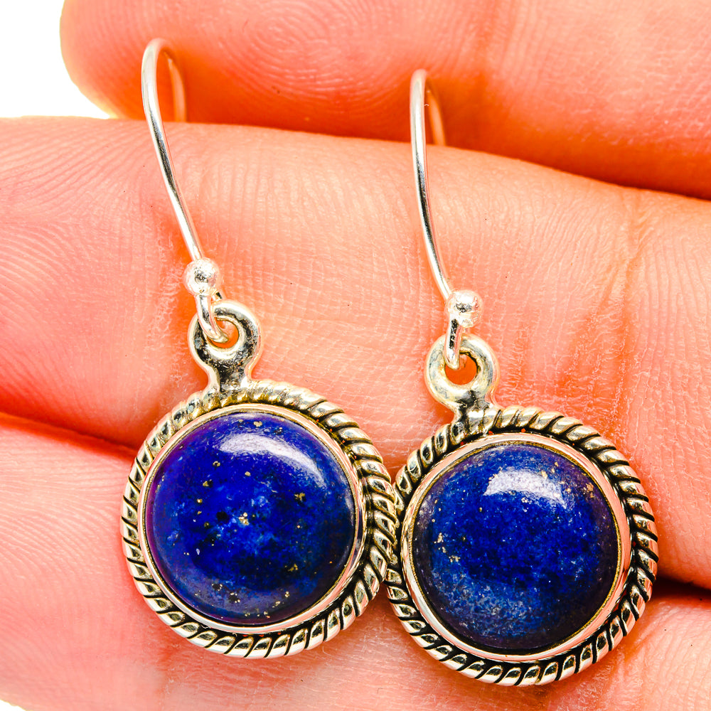 Lapis Lazuli Earrings handcrafted by Ana Silver Co - EARR421427