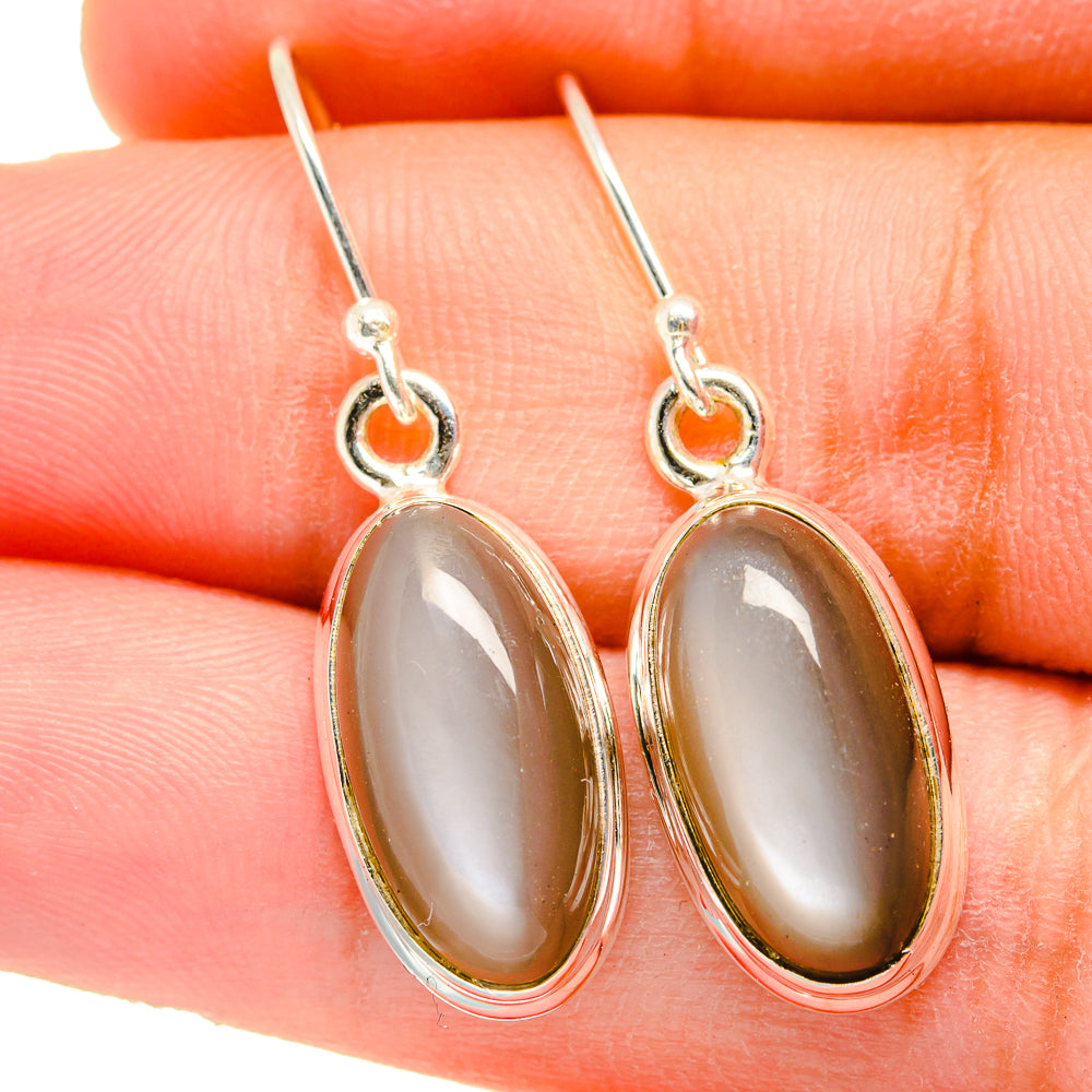 Moonstone Earrings handcrafted by Ana Silver Co - EARR421428