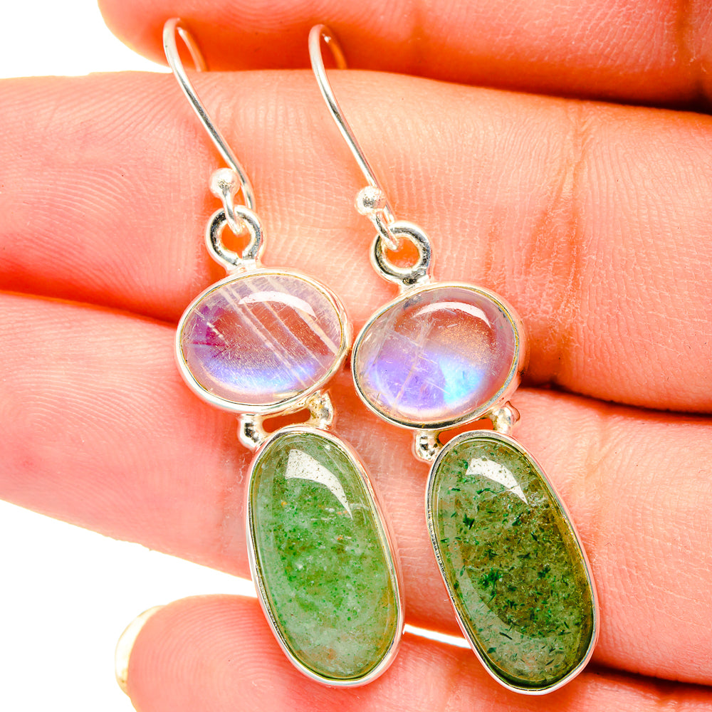 Green Aventurine Earrings handcrafted by Ana Silver Co - EARR421432
