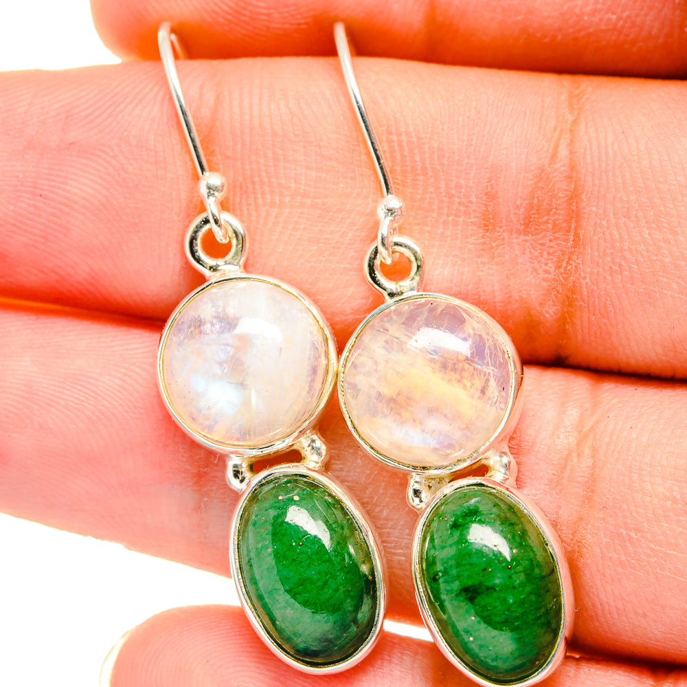 Green Aventurine Earrings handcrafted by Ana Silver Co - EARR421434
