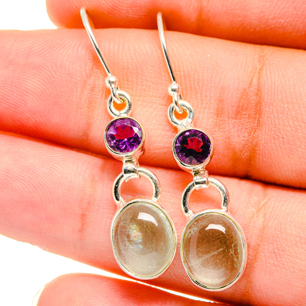 Aquamarine Earrings handcrafted by Ana Silver Co - EARR421446