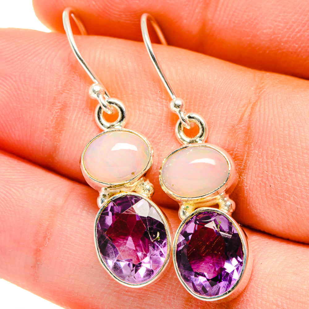 Amethyst Earrings handcrafted by Ana Silver Co - EARR421447