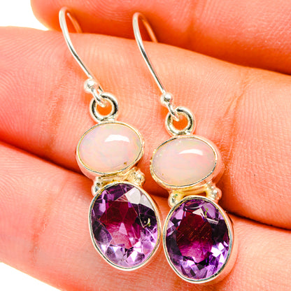 Amethyst Earrings handcrafted by Ana Silver Co - EARR421447