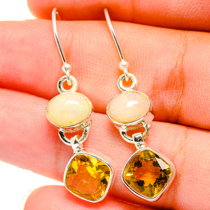 Citrine Earrings handcrafted by Ana Silver Co - EARR421451