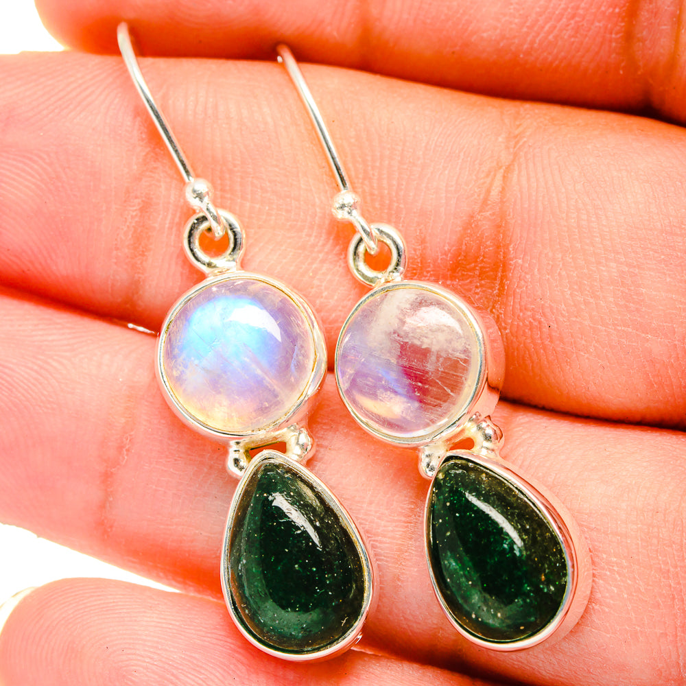 Green Aventurine Earrings handcrafted by Ana Silver Co - EARR421452