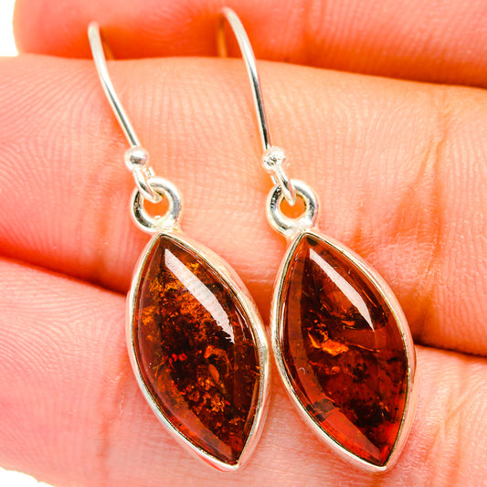 Baltic Amber Earrings handcrafted by Ana Silver Co - EARR421460