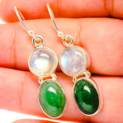 Green Aventurine Earrings handcrafted by Ana Silver Co - EARR421466