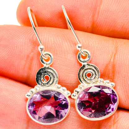 Amethyst Earrings handcrafted by Ana Silver Co - EARR421467