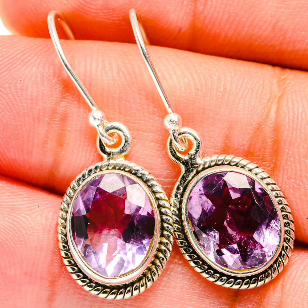 Amethyst Earrings handcrafted by Ana Silver Co - EARR421471