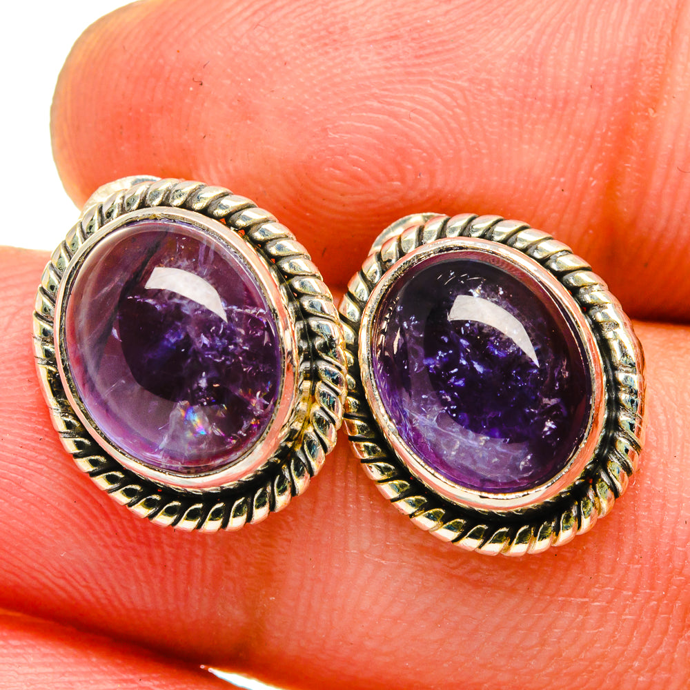 Tanzanite Earrings handcrafted by Ana Silver Co - EARR421475