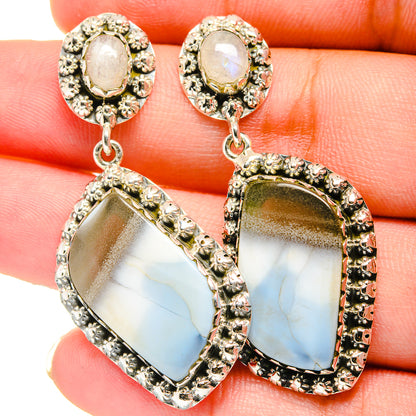 Owyhee Opal Earrings handcrafted by Ana Silver Co - EARR421482