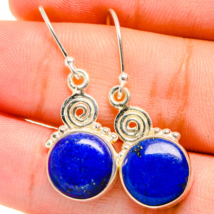 Lapis Lazuli Earrings handcrafted by Ana Silver Co - EARR421486