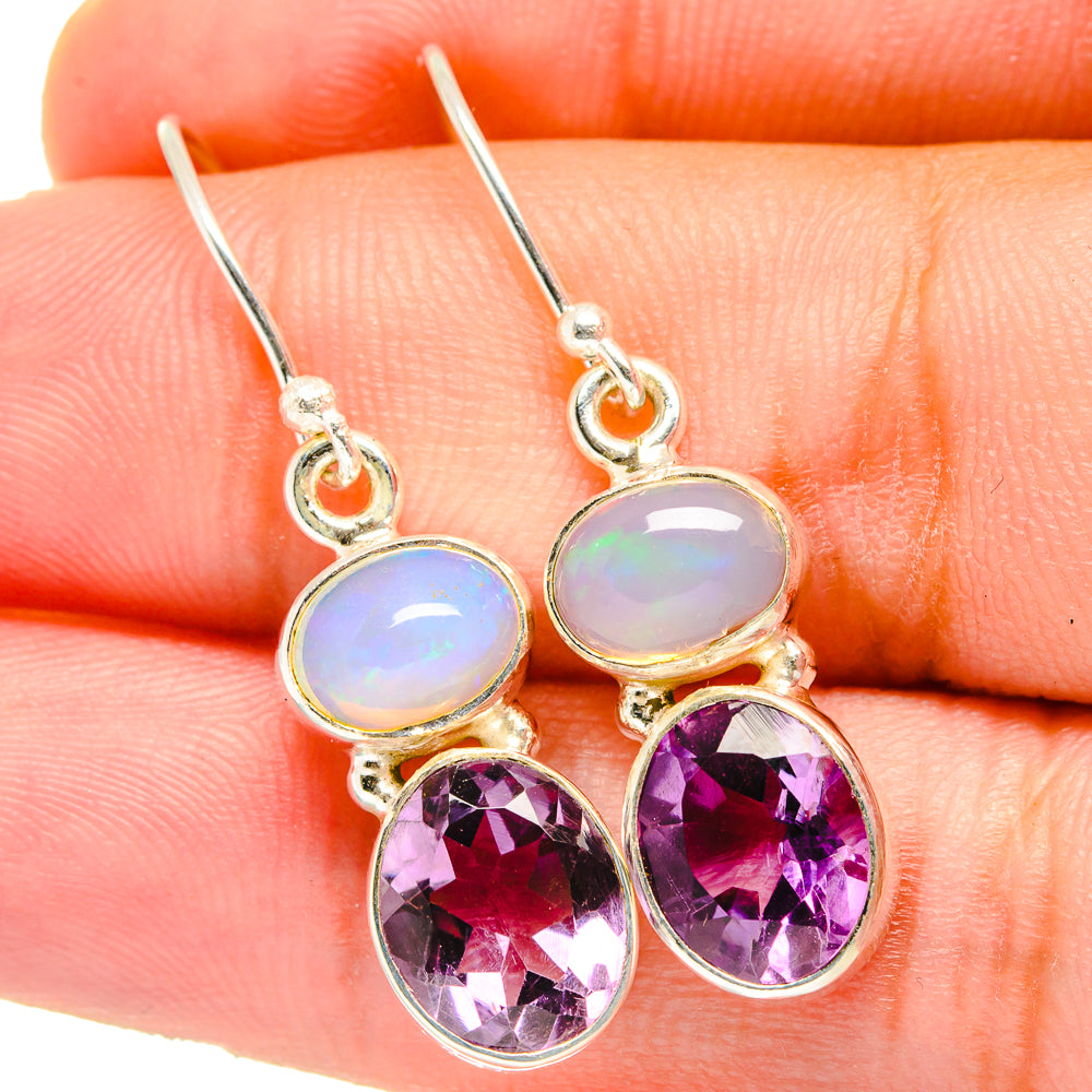 Amethyst Earrings handcrafted by Ana Silver Co - EARR421492