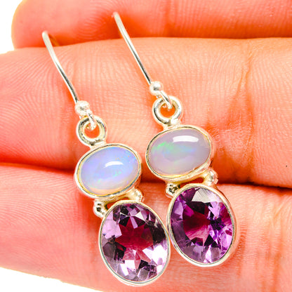 Amethyst Earrings handcrafted by Ana Silver Co - EARR421492