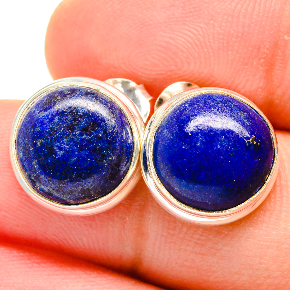 Lapis Lazuli Earrings handcrafted by Ana Silver Co - EARR421495