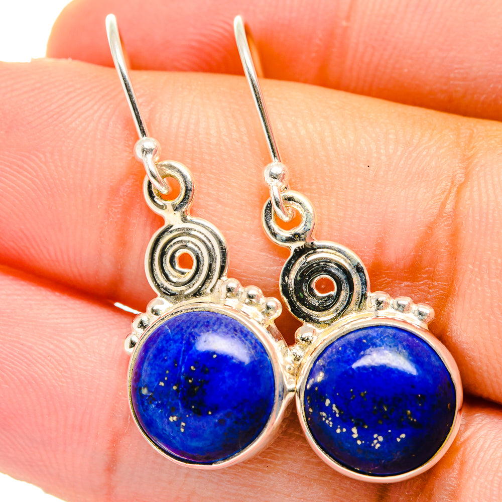 Lapis Lazuli Earrings handcrafted by Ana Silver Co - EARR421500