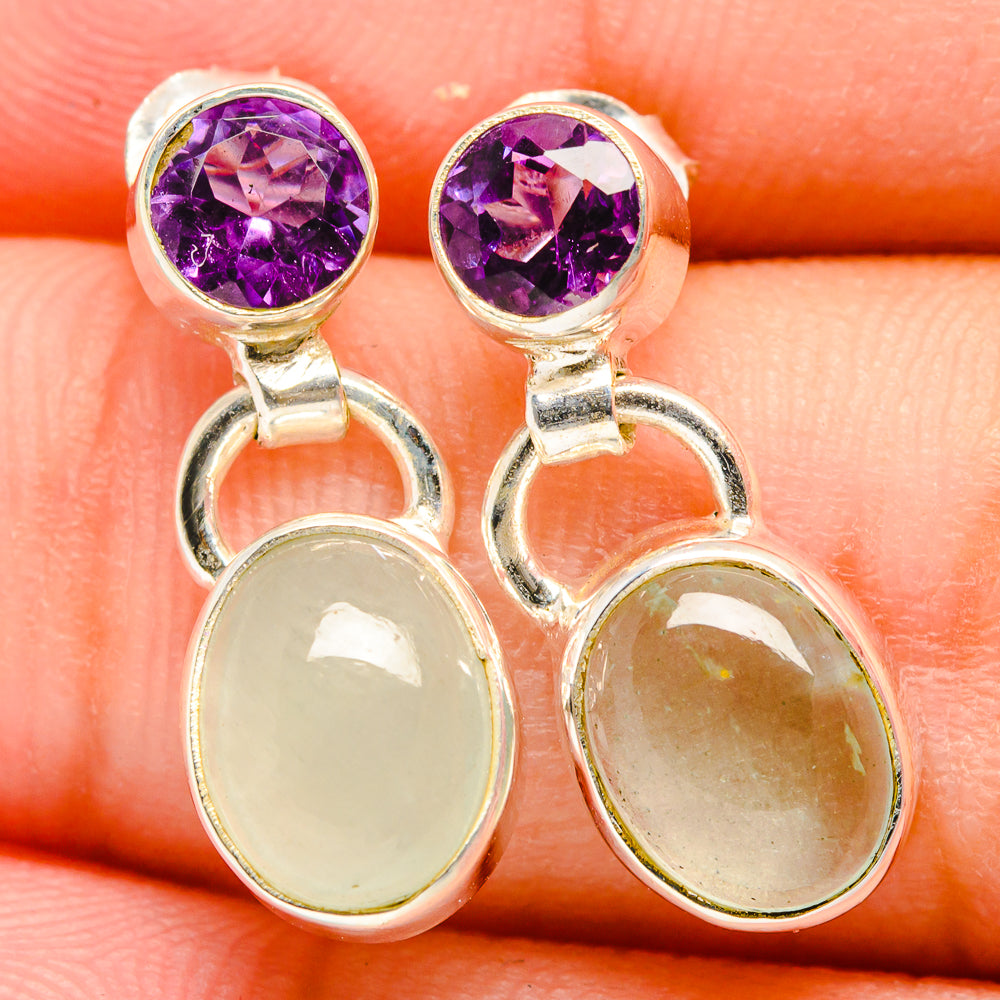 Aquamarine Earrings handcrafted by Ana Silver Co - EARR421507