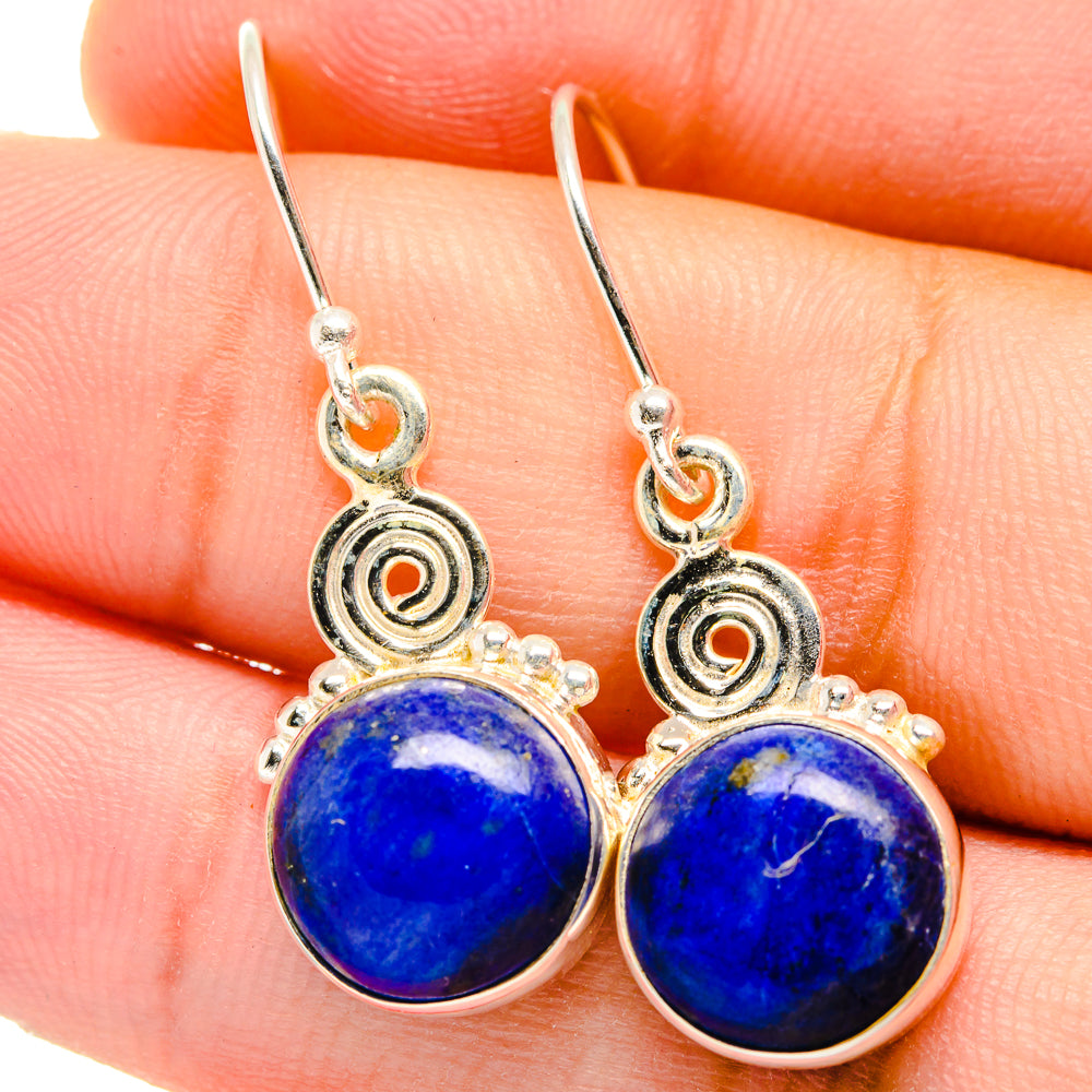 Lapis Lazuli Earrings handcrafted by Ana Silver Co - EARR421510