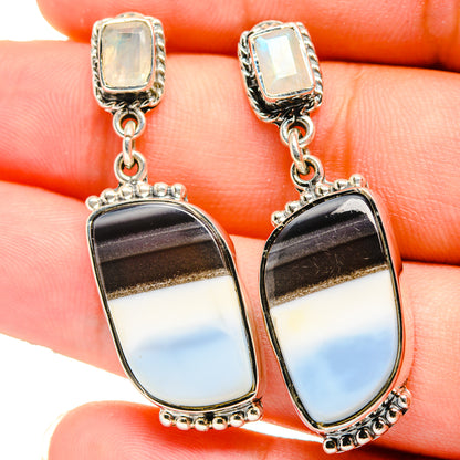 Owyhee Opal Earrings handcrafted by Ana Silver Co - EARR421521