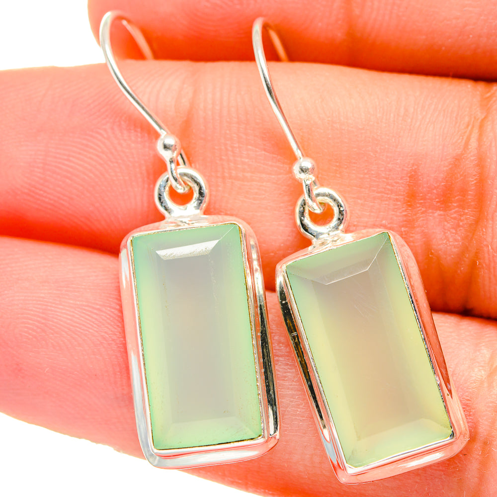 Prehnite Earrings handcrafted by Ana Silver Co - EARR421525