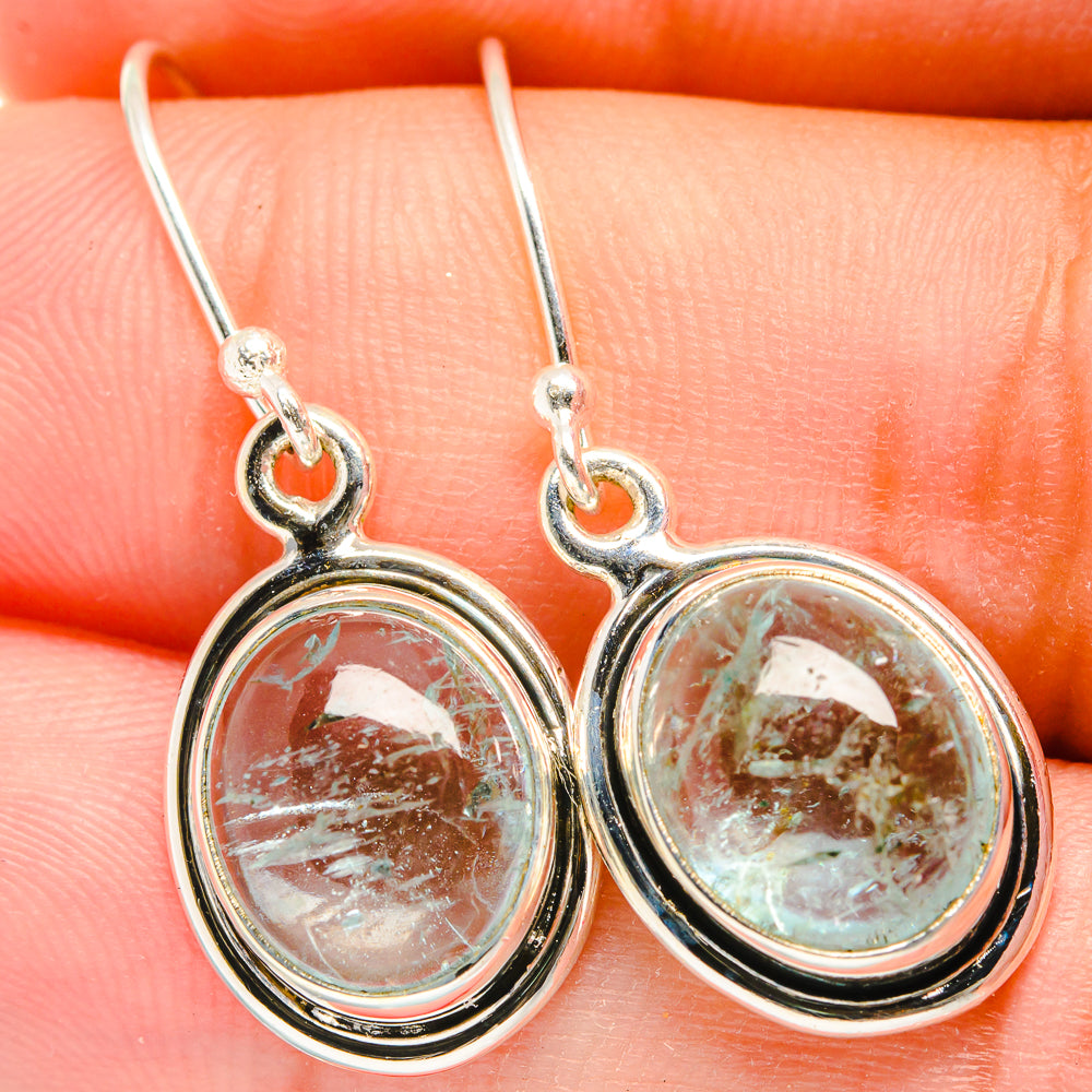 Aquamarine Earrings handcrafted by Ana Silver Co - EARR421548