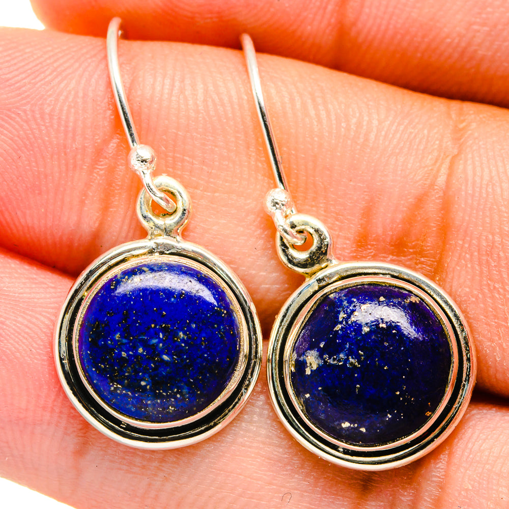 Lapis Lazuli Earrings handcrafted by Ana Silver Co - EARR421556