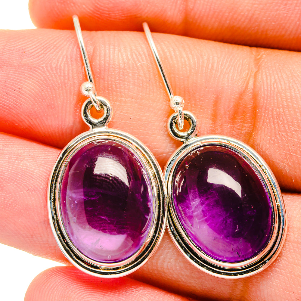 Amethyst Earrings handcrafted by Ana Silver Co - EARR421558