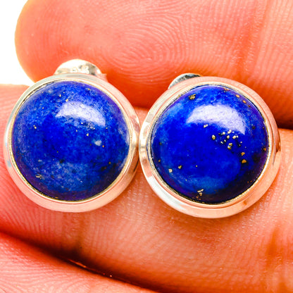 Lapis Lazuli Earrings handcrafted by Ana Silver Co - EARR421562