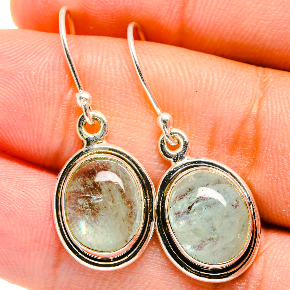 Aquamarine Earrings handcrafted by Ana Silver Co - EARR421563