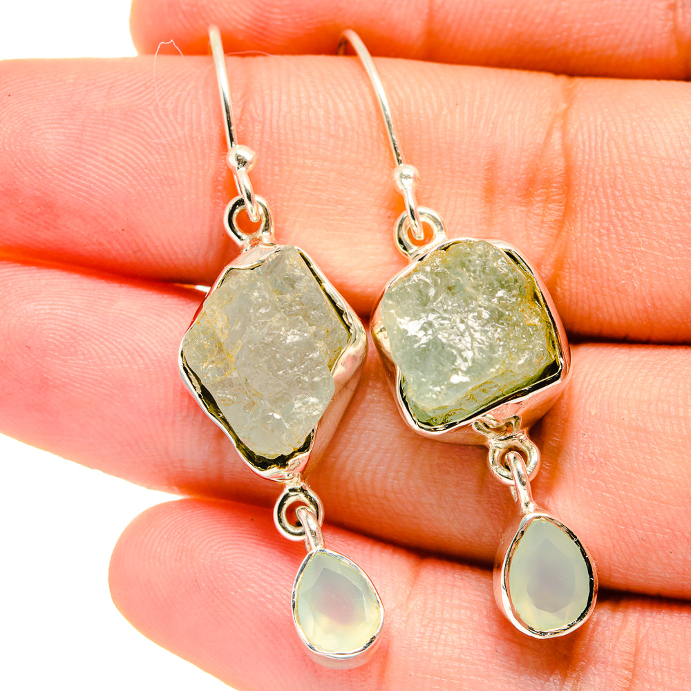 Aquamarine Earrings handcrafted by Ana Silver Co - EARR421564