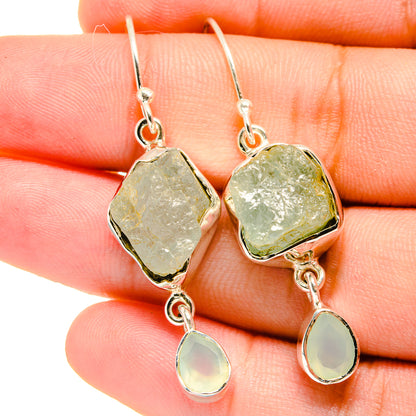 Aquamarine Earrings handcrafted by Ana Silver Co - EARR421564