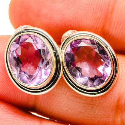 Amethyst Earrings handcrafted by Ana Silver Co - EARR421568