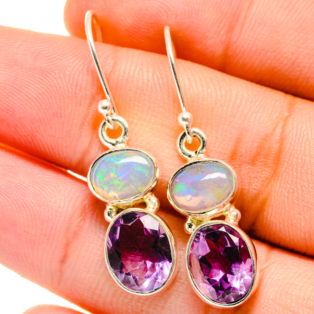 Amethyst Earrings handcrafted by Ana Silver Co - EARR421569