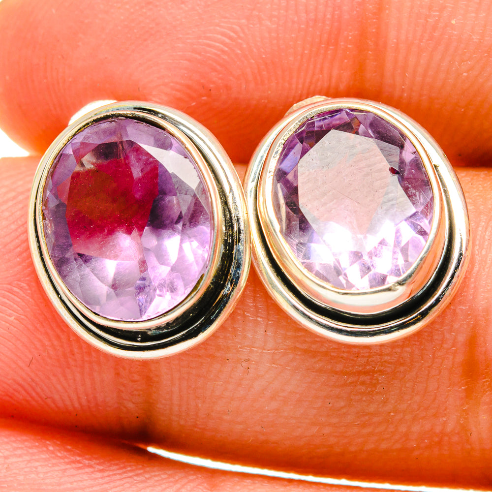 Amethyst Earrings handcrafted by Ana Silver Co - EARR421571