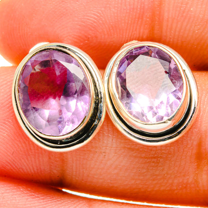 Amethyst Earrings handcrafted by Ana Silver Co - EARR421571