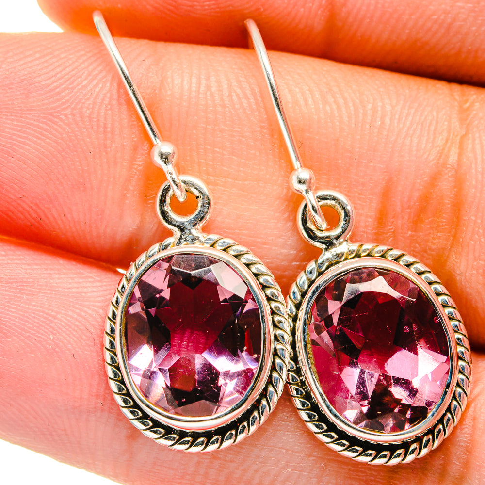 Color Change Alexandrite Earrings handcrafted by Ana Silver Co - EARR421576