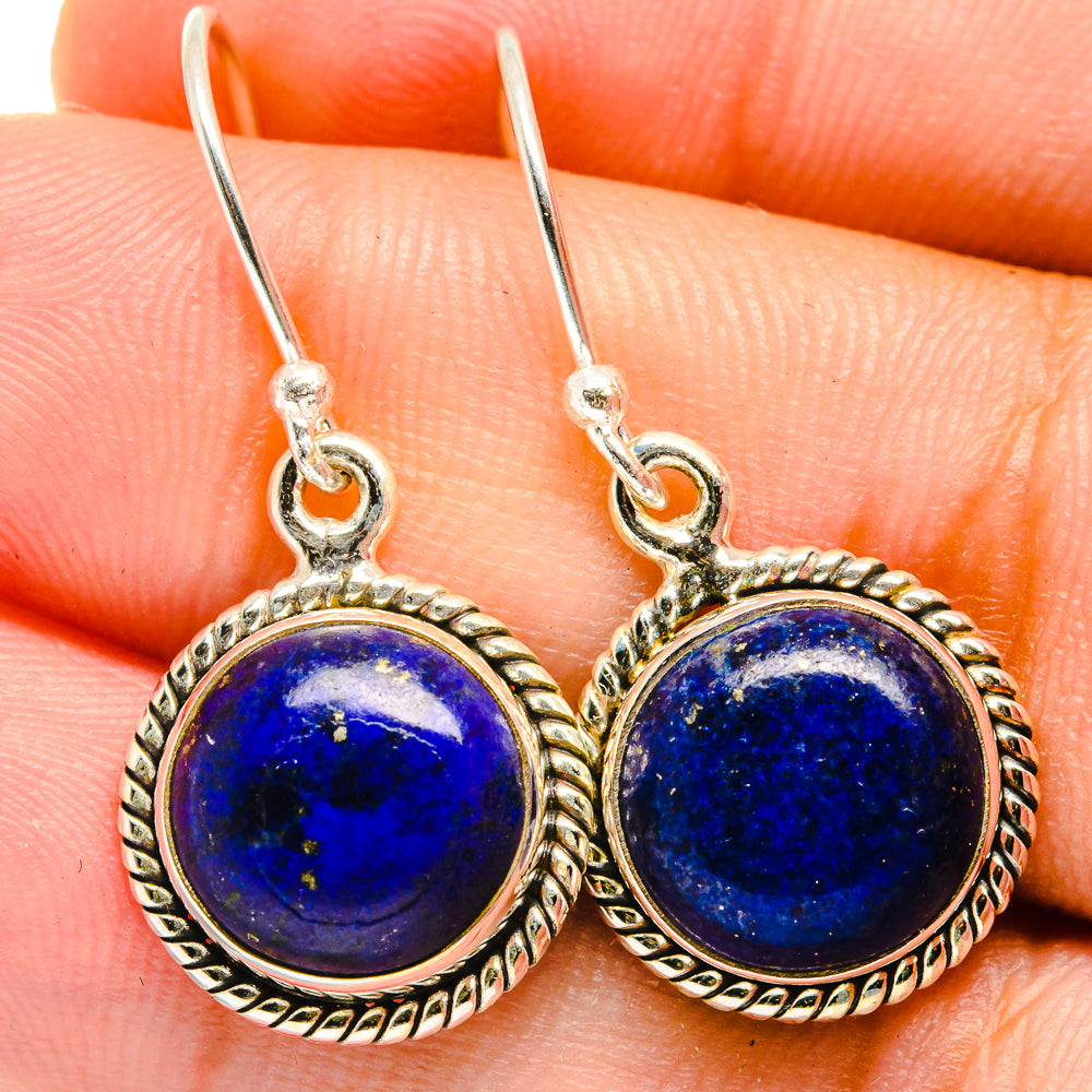 Lapis Lazuli Earrings handcrafted by Ana Silver Co - EARR421578