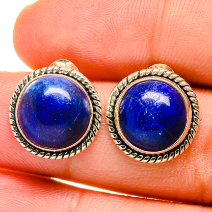 Lapis Lazuli Earrings handcrafted by Ana Silver Co - EARR421595